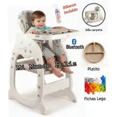 BABY - Silla de Comer 3 en 1 para Bebe Premiun Gr 2026