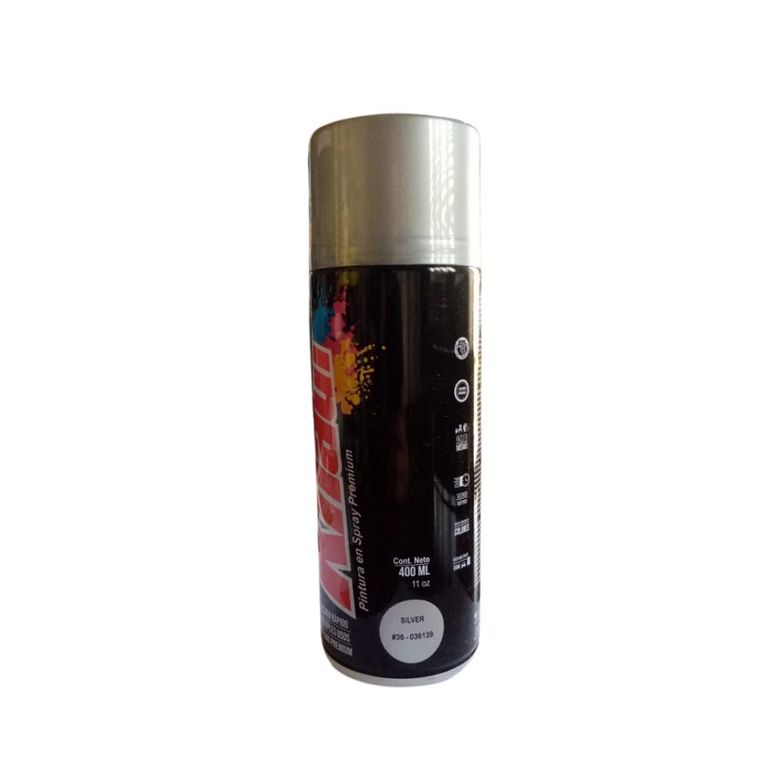Pintura Spray Silver #36 - Plateado