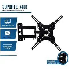 GENERICO - RACK TV Soporte Móvil Plegable de Giratoria para TV 32 - 55 - Negro