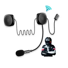 SEISA - Audifonos Microfono Bluetooth Para Casco Motos