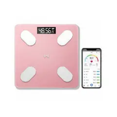 LH ELECTRONIC - Balanza Corporal Inteligente ROSADO.