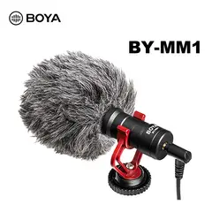 BOYA - Microfono by-mm1 cardioide camaras y celulares
