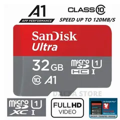 SANDISK - Memoria micro sd 32gb a1 120 MB/s