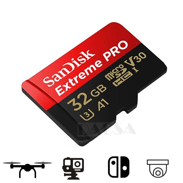 Memoria microsd 32gb extreme pro 4k uhd gopro drones