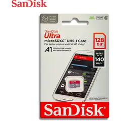 SANDISK - Tarjeta de memoria ultra microsd 128gb