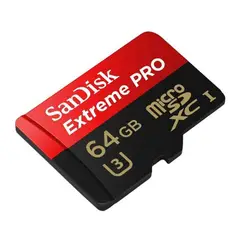SANDISK - Memoria microsd 64 gb extreme pro 4k gopro drones