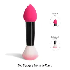 GENERICO - Duo Esponja y Brocha de Rostro