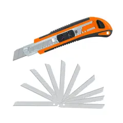 TRUPER - Cutter profesional navaja retráctil 6 + repuesto -