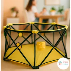 CHIBI CHIBI - Corral portátil play amarillo