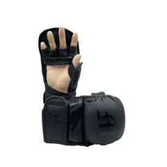 RUNNING SPORT PERU - Guantes Sparring Kick Boxing Muay Thai Mma Negro Talla L