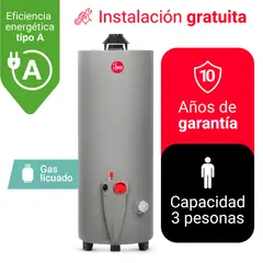 RHEEM - TERMOTANQUE 76L GLP