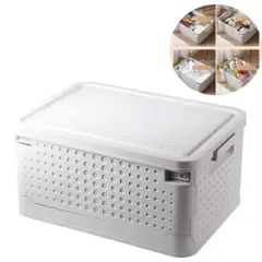 ELMEJORPRECIO - Caja Plegable Organizador Multiuso Blanco