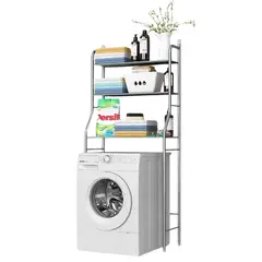 ELMEJORPRECIO - Estante Organizador Sobre Lavadora De 3 Niveles Para Carga Frontal