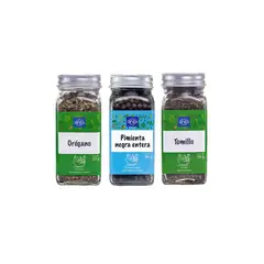 ONZA - Tripack Condimentos en Pote Colección Celeste
