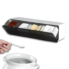 ELMEJORPRECIO - Organizador De Cocina Porta Condimentos De 4 Divisiones Con Adhesivo