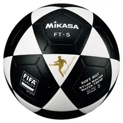 MIKASA - PELOTA PARA FUTBOL DE CUERO SINTETICO FT 5
