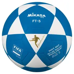MIKASA - PELOTA PARA FUTBOL DE CUERO SINTETICO FT 5 - .