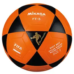 MIKASA - PELOTA PARA FUTBOL DE CUERO SINTETICO FT 5
