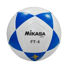 MIKASA - PELOTA PARA FUTBOL DE CUERO SINTETICO FT 4