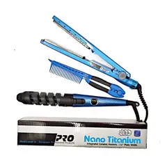OEM - Plancha Nano Titanium Rizador Ondulador Peine
