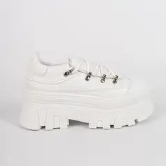 MAGDALENA SHOES - ZAPATILLA PLATAFORMA MUJER BRUNNA 752 BLANCO