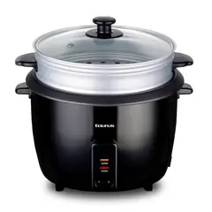 TAURUS - Olla Arrocera con Vaporera 18L CRC-18 Negro