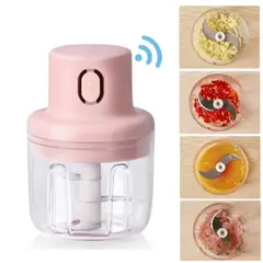 GENERICO - Mini Picatodo 250 ml Recargable USB Rosa.