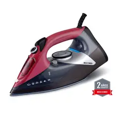 RECORD - Plancha a Vapor con base Antiadherente REC-CLPLR104