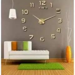 GENERICO - Reloj de pared 3d decorativo modelo europeo grande
