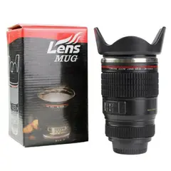 GENERICO - Taza termo en forma de lente de cámara fotográfica esf 28-135mm