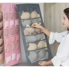 GENERICO - Organizador colgante de doble cara de ropa interior - rosado