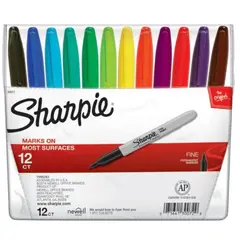 SHARPIE - Pack Marker marcadores colores variados - 12 unid.