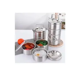 OEM - Portaviandas de acero inoxidable contenedor 3 niveles