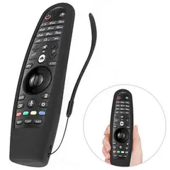 GENERICO - Funda de Silicona para Control Magic LG - Negro