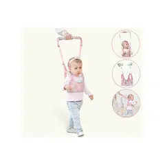 GENERICO - Arnés caminador 2 en 1 primeros pasos rosado