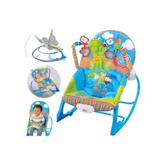 GENERICO - Silla mecedora con vibrador musical y toys niño