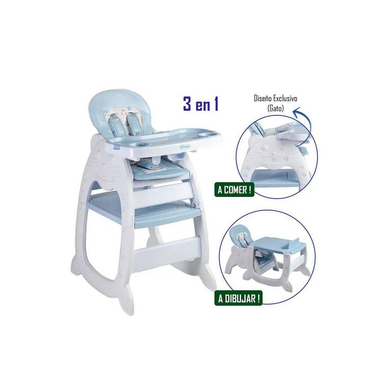 Silla de comer gato 3 en 1