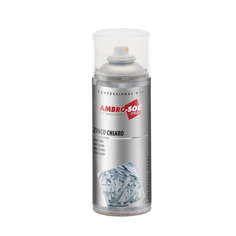 Pintura Galvanizada Cinc 98% Claro Semi Brillante 400 ML