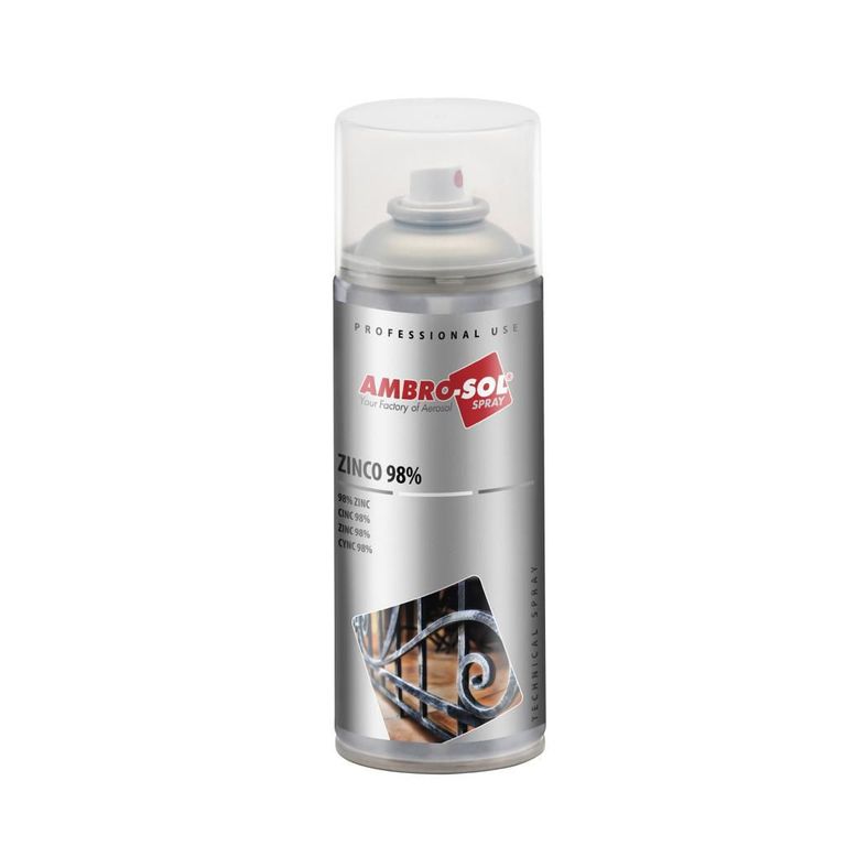 Pintura Galvanizada Cinc 98% Mate 400 ML