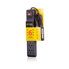 POWER LITE - SUPRESOR DE PICOS ANTIFLAME 6TOMAS PLI557 12M 18AWG
