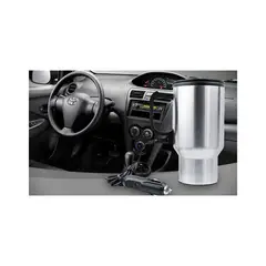 GENERICO - Taza mug electrico de acero calentador para auto - plateado