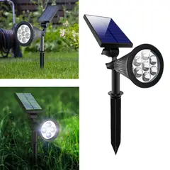 OEM - Luz Led Solar Recargable con Sensor para Jardin y Pared