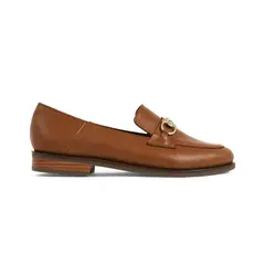 M'ANDINA - Mocasines de Cuero Chantal Miel