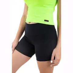 KINETIX - Pantaloneta Biker Short Supplex Slim Mujer Negro