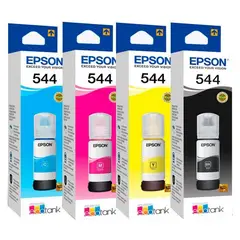EPSON - Botella tinta t544 544 kit x 4 COLORES L1110 L1210 L1250 L3110