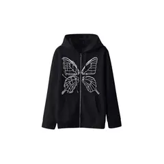 PEACE AND LOVE - Casaca básica unisex estampada