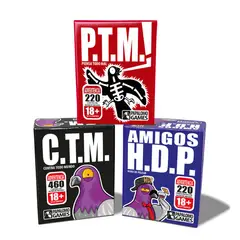 PAPALOMO GAMES - Mega pack juegos de cartas CTM-HDP-PTM