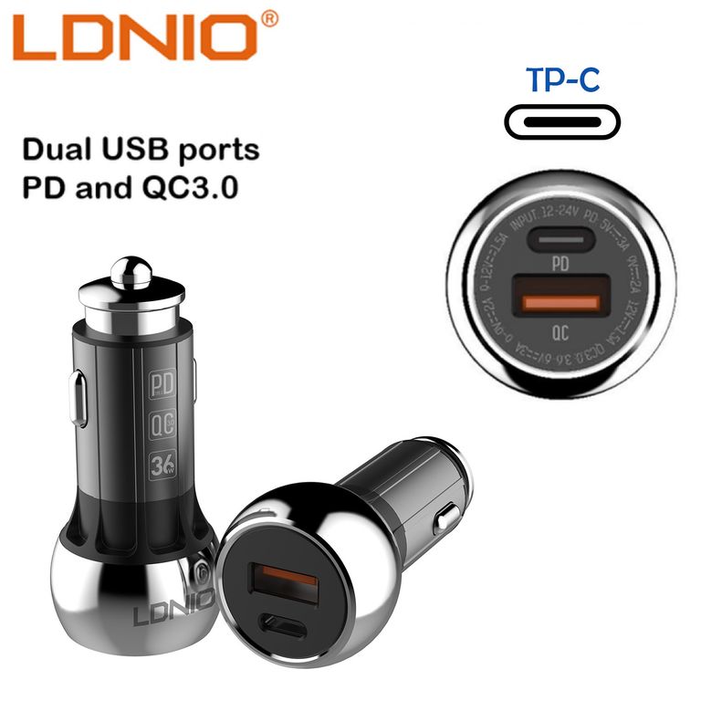 Cargador de Auto iPhone 11 y 12 Pro, Pro-Max USB-C