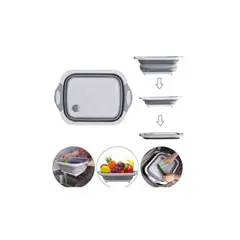 GENERICO - Tabla de picar multifuncional 2 en 1 plegable.