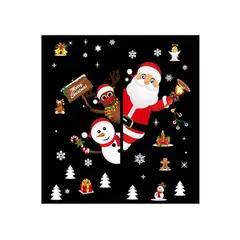 GENERICO - Pegatina ventana puertas navideño exclusivo